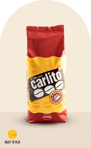 Responsabilità sociale di Caffè Carlito con il progetto Right to play
